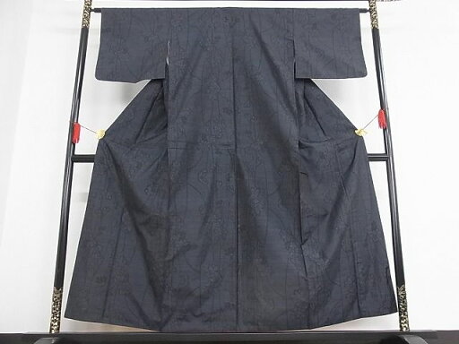 平和屋着物■本場大島紬 草花文 正絹 逸品 AAAI2044Aja 平和屋着物■本場大島紬 草花文 正絹 逸品 AAAI2044Aja