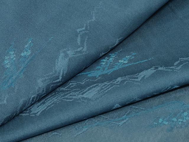 Summer Wear - 平和屋着物＊夏物　小紋　紗　草花文　正絹　逸品　未使用　AABA9329jd