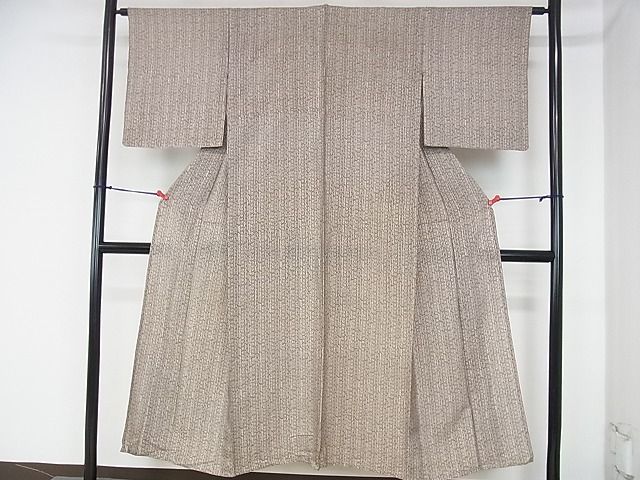 平和屋着物■夏物 小紋 絽 抽象文様 逸品 DAAE5630op