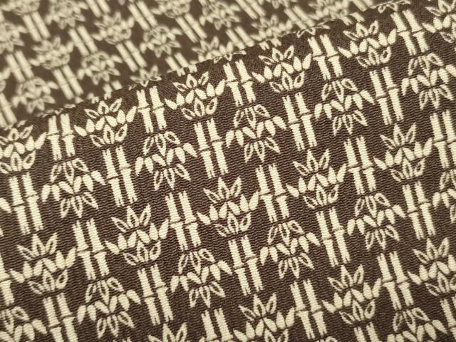 平和屋着物■男性　江戸小紋　笹竹文　胴抜き仕立て　洗える着物　DABB7959op