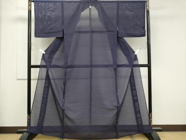 Rakuten - 平和屋着物＊夏物　色無地　変わり絽　深紫色　正絹　逸品　未使用　CABB1728ou