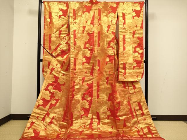 平和屋本店●色打掛 お引きずり 和装 婚礼 結婚式 花嫁 神社挙式 竹梅文 金糸 逸品 ...