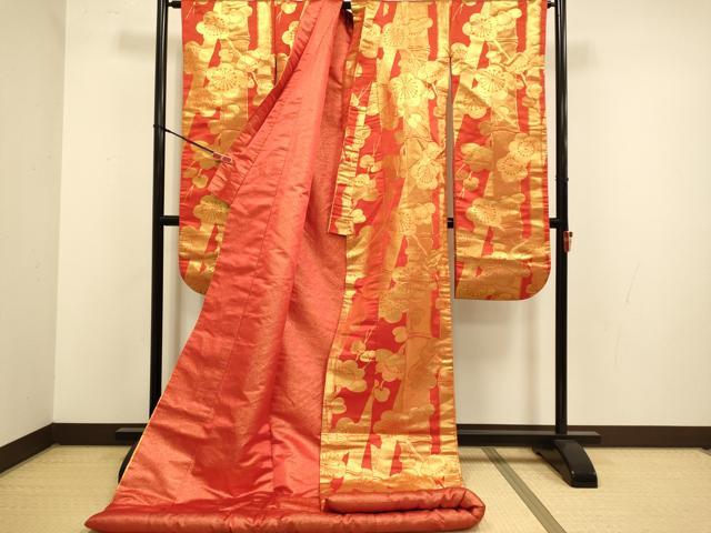 平和屋本店●色打掛 お引きずり 和装 婚礼 結婚式 花嫁 神社挙式 竹梅文 金糸 逸品 ...