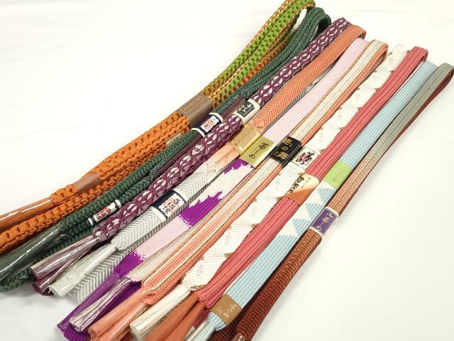 Other - 平和屋着物●和装小物　帯締め10本セット　礼装用　組紐　高麗組　笹浪組　草木染　金糸　めいくやまと　逸品　未使用　DABC1852zzz