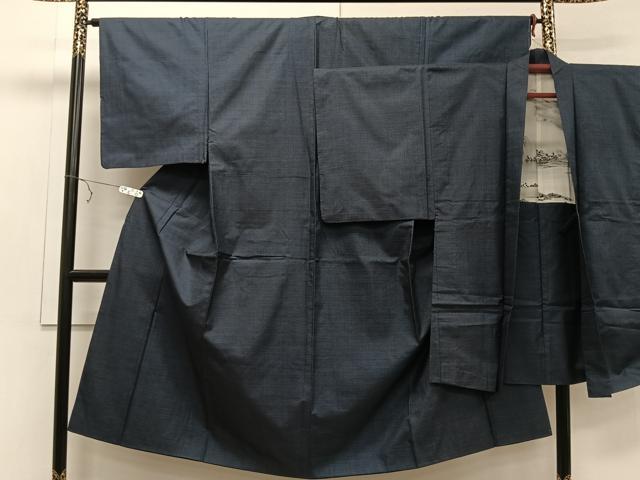 平和屋着物■男性　本場大島紬　アンサンブル　100亀甲　総詰め　正絹　逸品　CAAO3629ua(4)