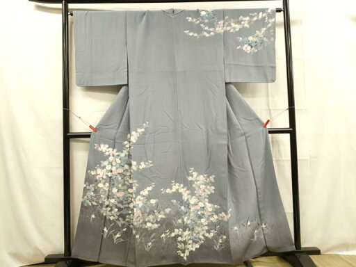 平和屋着物■訪問着 友禅 草花文 正絹 逸品 DAAQ6668op 平和屋着物■訪問着 友禅 草花文 正絹 逸品 DAAQ6668op