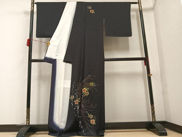 平和屋着物●訪問着　舞桜文　正絹　逸品　未使用　AABB4359ph