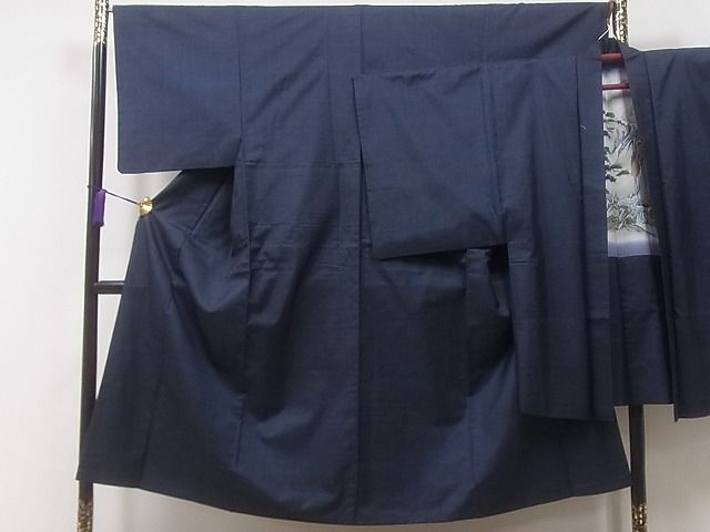 平和屋着物■男性 本場大島紬 アンサンブル 総絣 逸品 CAAE2432ev