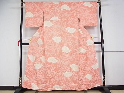 平和屋着物■上質な小紋 絞り 笹竹文 正絹 逸品 AAAH0923Aog 平和屋着物■上質な小紋 絞り 笹竹文 正絹 逸品 AAAH0923Aog