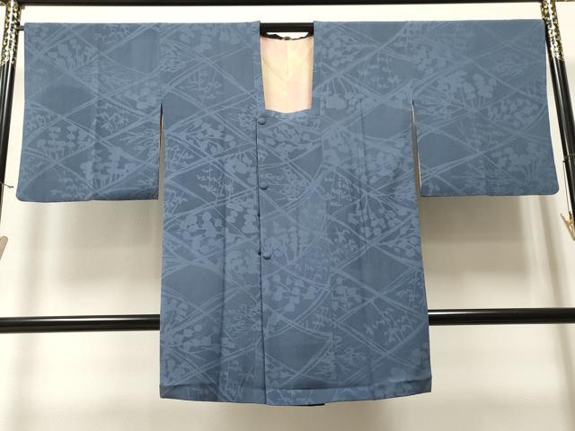 Coat - 平和屋着物∞道行コート　枝花文　ロング丈　正絹　逸品　CAAT5662id