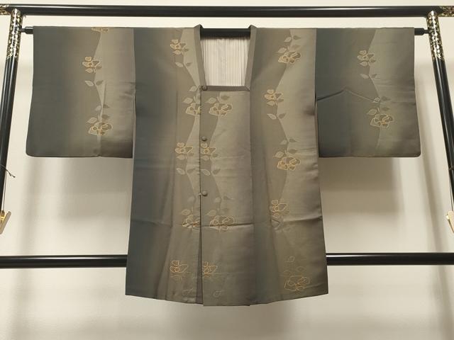 Coat - 平和屋着物∞道行コート　霞草花文　暈し染め　金彩　正絹　逸品　CAAT5675id