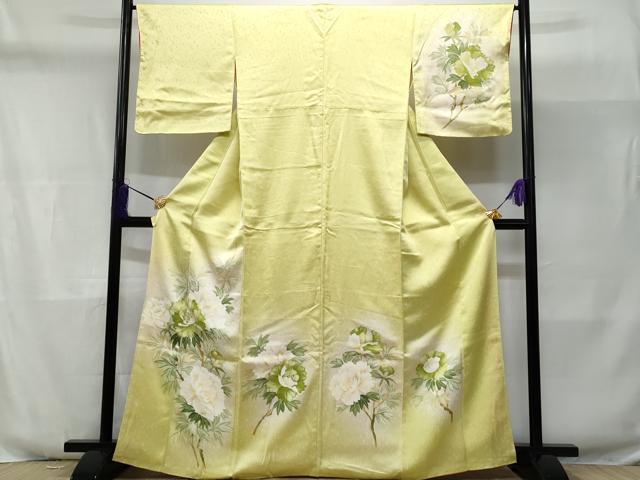Uramono - 平和屋着物■訪問着　枝牡丹　暈し染め　正絹　逸品　CABD6295fb
