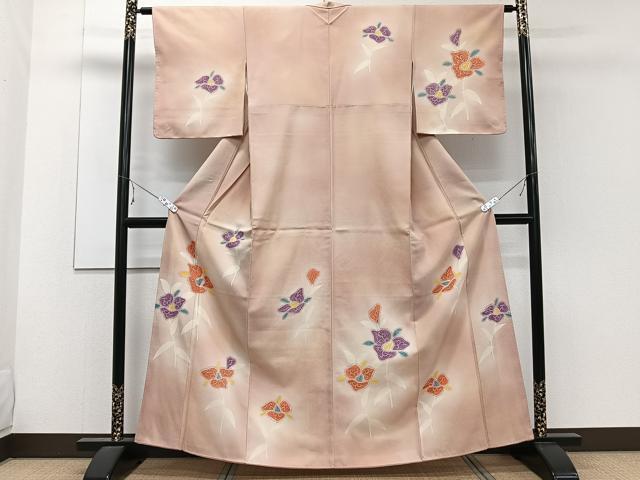 Rakuten - 平和屋着物■訪問着　枝草花文　暈し染め　正絹　逸品　CABE9630xi