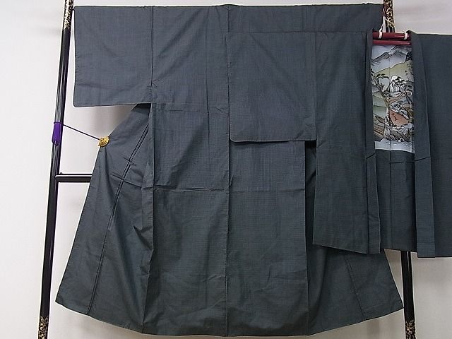 平和屋着物■男性 本場大島紬 アンサンブル 100亀甲 逸品 CAAC7131ng