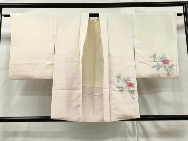 Haori - 平和屋着物∞羽織　総刺繍　枝花文　暈し染め　銀糸　正絹　逸品　CAAR9188id