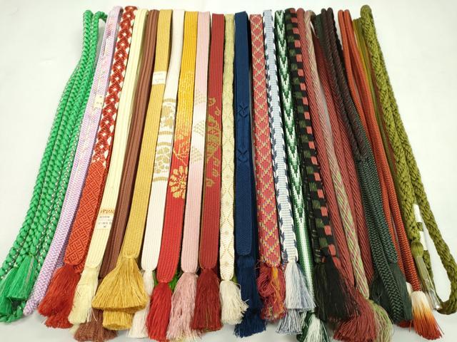 Other - 平和屋着物●和装小物　帯締め20本セット　高麗組　唐組　丸組　礼装用　金糸　未使用あり　逸品　CABD8701ju