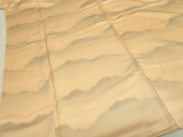 平和屋着物■上質な小紋　霞文　暈し染め　正絹　逸品　DABB2889qp