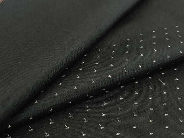 乐天商城 - 平和屋着物▽訪問着　単衣　紬地　横段文　正絹　逸品　AABE9333jh