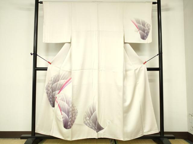 平和屋着物■訪問着 孔雀文 金彩 正絹 逸品 DAAQ5154cm