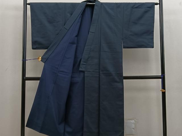 平和屋着物■男性　紬　アンサンブル　正絹　逸品　BAAV0427mz