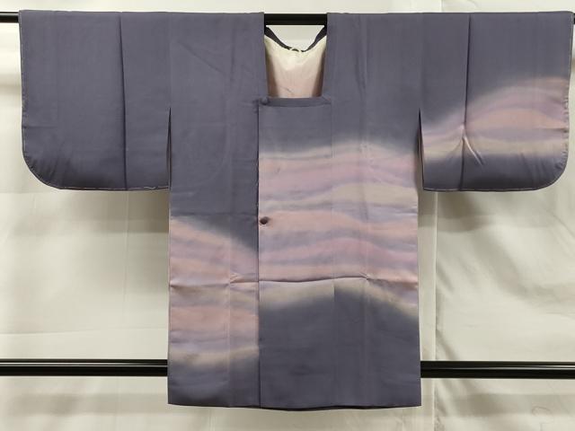 Coat - 平和屋着物∞道行コート　霞文　暈し染め　正絹　逸品　未使用　CAAT0505dy