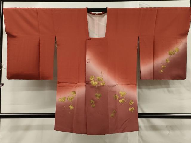 Coat - 平和屋着物∞道行コート　蔦の葉文　暈し染め　金彩　正絹　逸品　未使用　CAAT0507dy