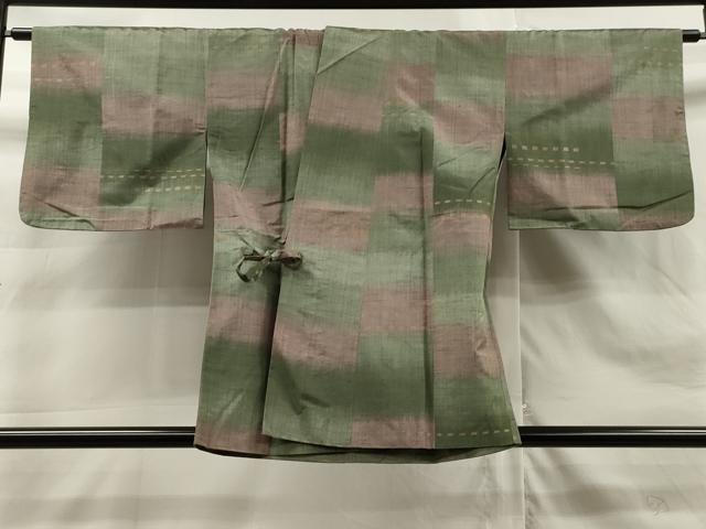 Uramono - 平和屋着物∞道中着　紬地　霞文　暈し染め　正絹　逸品　CAAT0520dy