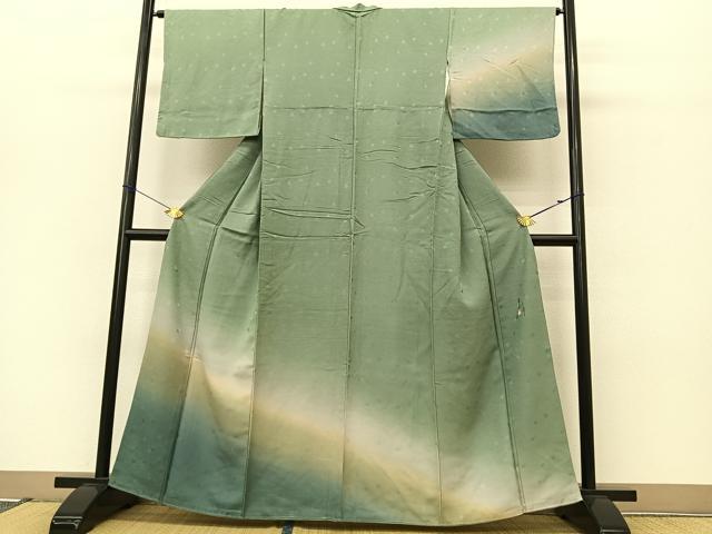 平和屋着物■訪問着 作家物 霞文 暈し染め 正絹 逸品 BAAR8556by