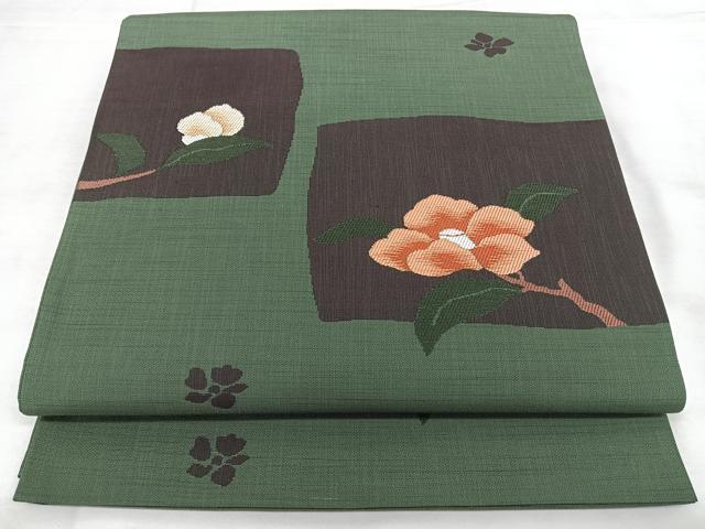 ■■■　サイズ　■■■ 長さ 432cm 幅 31cm程 ■■■　商品詳細　■■■ 【正絹】 詳細に関しましては、画像をご確認ください。 大変上質な逸品になります。 お安く出品致しますので、是非この機会にいかがでしょうか？ ■■■　注意事項　■■■ ■モニター発色の具合により色合いが異なる場合がございます。 ■寸法は多少の誤差が生じる場合がございますのでご了承ください。 ■縫込みの長さが左右非対称の場合は短い部分を記載しております。 左右非対称であってもご返品・お値引き等の保証は出来かねますので、ご了承の上ご購入をお願い致します。 ■シミ等のチェックには注意を払っておりますが、見落としがある場合もございますし、個人の見解も様々ですので神経質な方のご購入はお控えください。 ■箪笥に入っておりました着物や帯なので畳みシワや匂いがあるものもございます。 ■お休みは基本的に土日祝となりますが、その他臨時でお休みする場合がございますのでご了承ください。 ■商品の発送は平日のみの発送となります。 ■夜間と土曜、日曜日はお問い合わせの回答が遅れる場合がございます。 ■当店では、お直し、紋入れ、お手入れ等は承っておりません。 ■生地の状態（ヤケ、経年劣化等）によってはサイズ直しが出来ない場合がございます。 その点もどうかご了承のうえ、ご購入をお願いいたします。 ■弊社で取り扱う商品は一点ものにつき、時期や在庫状況に応じて金額が変更となる場合がございます。 ■検針は行っておりません。予めご了承いただきますようお願いいたします。 ■【洗える着物】と記載のある商品におきましては、商品お届け後に洗濯を行ってしまってからのご返品にはご対応しかねます。 念の為、専門店でのお手入れをお願いいたします。 ■着物のサイズ目安は下記を参考ください↓ ＜女性着物＞　お端折り次第で＋5cm　−1cmが着用可能サイズ 　例）身丈170cmの場合、身長160cm〜175cm ＜男性着物＞　身丈＋約25cm〜27cm程が適応身長 　例）身丈155cmの場合、身長180〜182cm