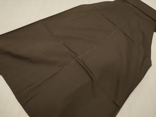 平和屋着物■男性 行灯袴 縞 正絹 逸品 未使用 CABH2980oy