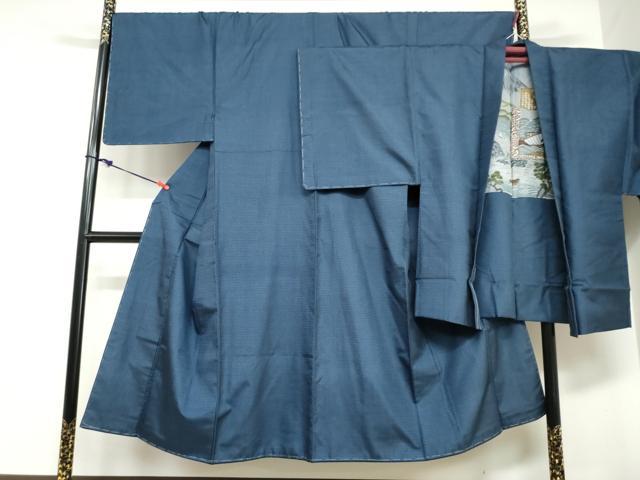 平和屋着物●男性　本場大島紬　アンサンブル　100亀甲　総詰め　正絹　逸品　未使用　DABC2139ud