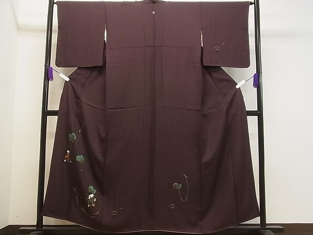 平和屋着物■訪問着 手描き 童子遊び 金彩 逸品 CAAE5954vf