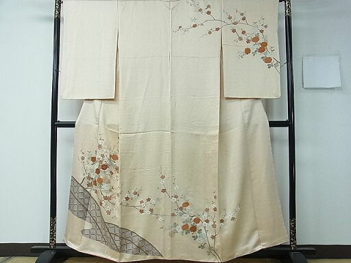 平和屋着物■訪問着 刺繍 籬枝花文 金彩 逸品 CAAE9536ch 平和屋着物■訪問着 刺繍 籬枝花文 金彩 逸品 CAAE9536ch