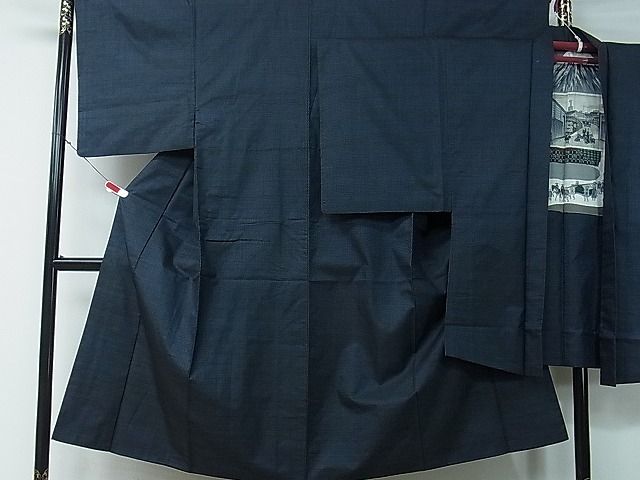 平和屋着物■男性 本場大島紬 アンサンブル 100亀甲 逸品 CAAE9313ch