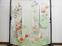 平和屋着物■豪華振袖 総刺繍 枝花文 暈し染め 金銀糸 逸品 CAAF6110ze(4)