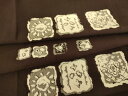 平和屋着物▽道行コート スリーシーズン 春夏秋 塵除け 正倉院横段花文 黒紅色 ロング丈 正絹 逸品 DAAS0109az