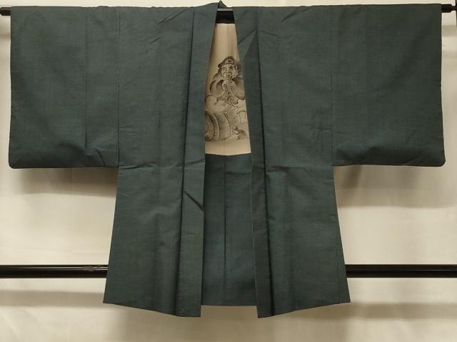 Uramono - 平和屋着物＃男性　本場大島紬　羽織　100亀甲　総詰め　正絹　逸品　CABD7727in