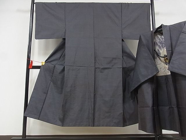 平和屋着物■男性　本場大島紬　アンサンブル　80亀甲　総詰め　正絹　逸品　AAAE2737Bwt