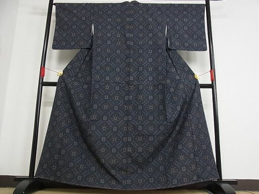 平和屋着物■上質な紬 蜀江花文 正絹 逸品 AAAE4946Boa 平和屋着物■上質な紬 蜀江花文 正絹 逸品 AAAE4946Boa