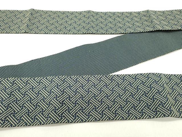 平和屋着物●男性　両面　角帯　檜垣文　未使用　DAAY0324ob