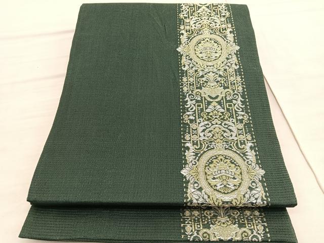 Rakuten - 平和屋着物＊夏物　六通柄袋帯　飾花文　金銀糸　正絹　逸品　BAAV5361hv
