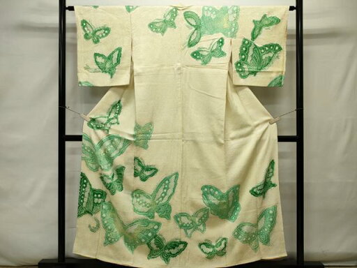 平和屋着物■訪問着 総絞り 舞蝶文 正絹 逸品 CAAP0730in 平和屋着物■訪問着 総絞り 舞蝶文 正絹 逸品 CAAP0730in