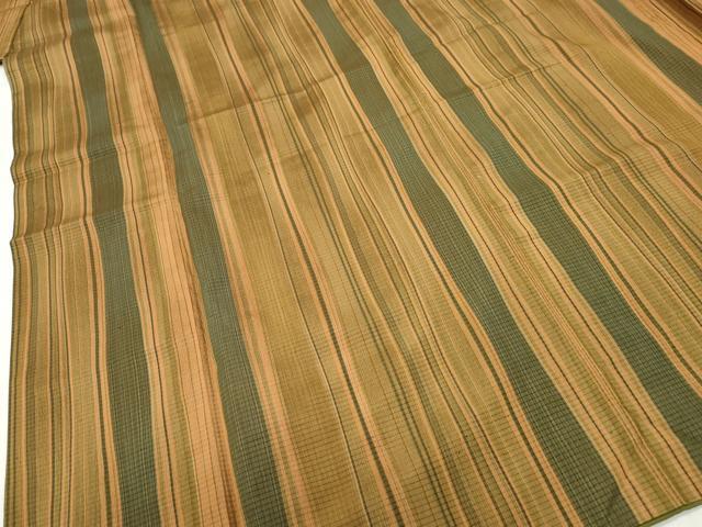 平和屋着物■上質な小紋　間道　正絹　逸品　DABB5397qa