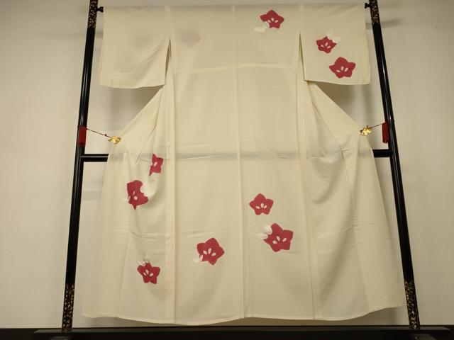 Summer Wear - 平和屋着物＊夏物　訪問着　絽　花蝶文　正絹　逸品　AABA9323jd