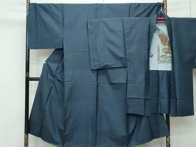 平和屋着物■極上　男性　本場大島紬　アンサンブル　キングサイズ　100亀甲　総詰め　逸品　未使用　CZAA3235s5(4)