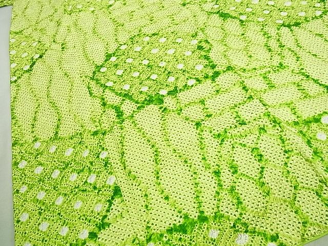 平和屋着物■上質な小紋 総絞り 吉祥文 逸品 DAAF0106mz