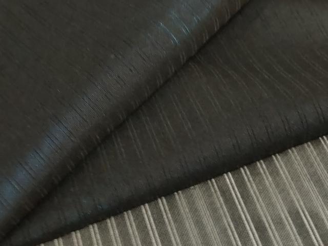 Summer Wear - 平和屋着物＊夏物　小紋　絽　縞　正絹　逸品　AABA9341jd