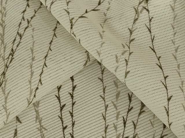 平和屋着物＊夏物　小紋　絽　枝葉文　洗える着物　AABB8694st(4)