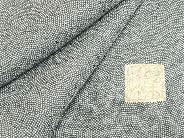 平和屋着物▽江戸小紋 単衣 鮫小紋柄 正絹 逸品 AABA7566fy