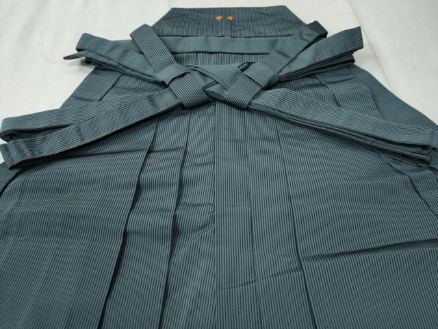 平和屋着物●男性　馬乗り袴　縞　正絹　逸品　CAAW8129yc